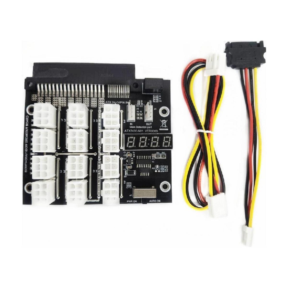 M05K 12 Ports PCIe 6Pin Connec - 2400W Server Psu Breakout Board recension och pris