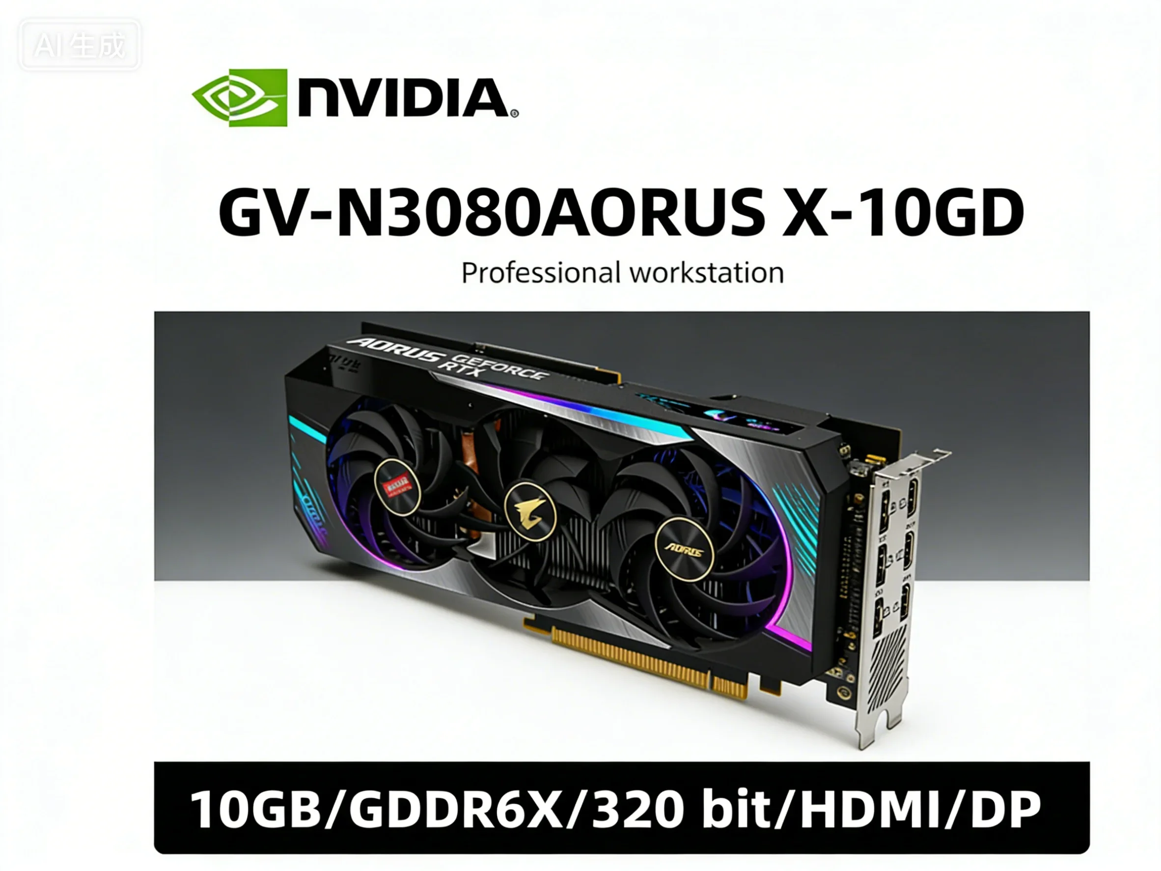 RTX 3080 GPU GIGABYTE GV-N3080 - Rtx 3080 10Gb Gpu recension och pris